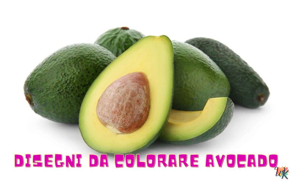 Avocado 1 Disegni da colorare Avocado