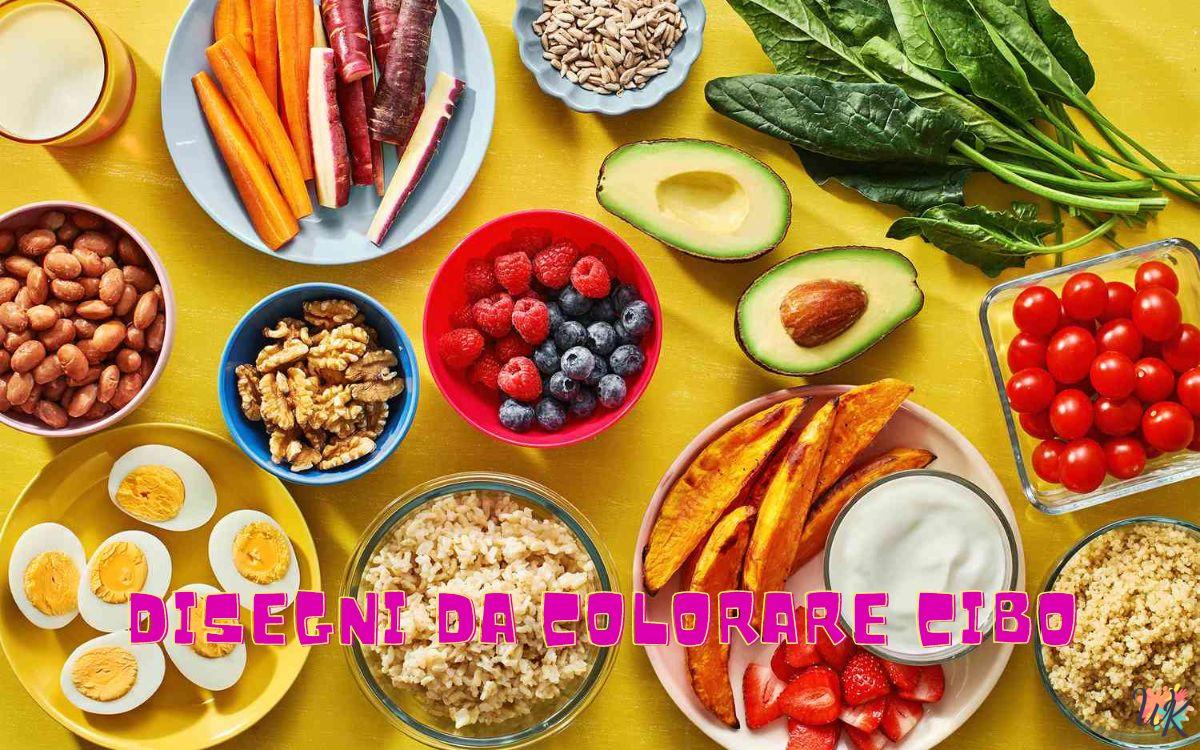 Cibo 1 Disegni da colorare Cibo