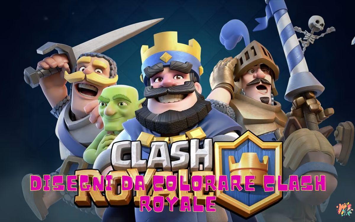 Clash Royale 1 Disegni da colorare Clash Royale