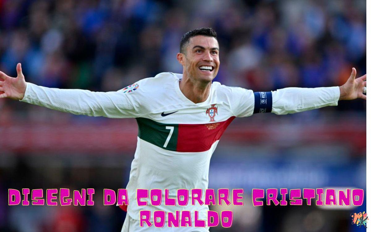 Disegni da colorare Cristiano Ronaldo