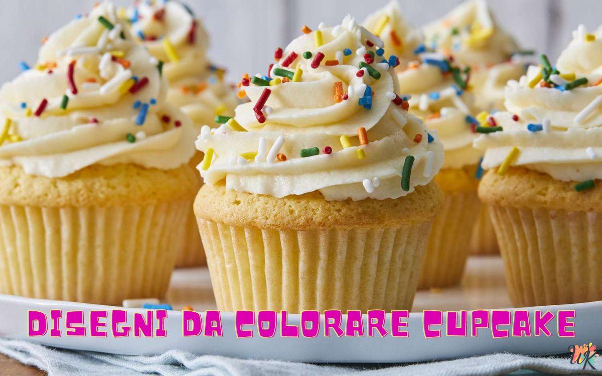 Cupcake 1 Disegni da colorare Cupcake