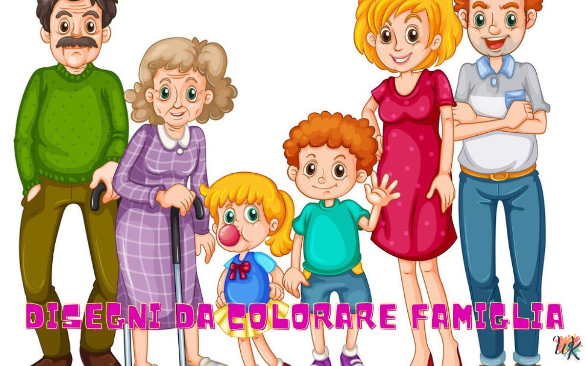 Famiglia 1 Disegni da colorare Famiglia