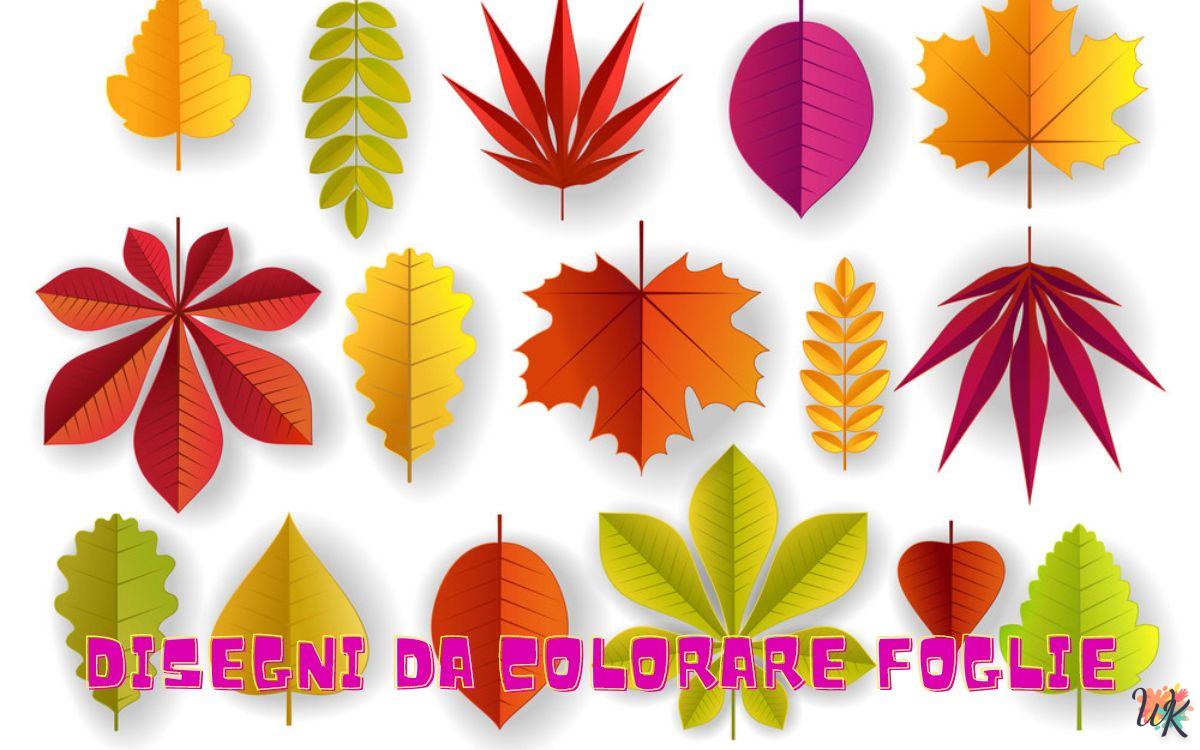 Foglie 1 Disegni da colorare Foglie