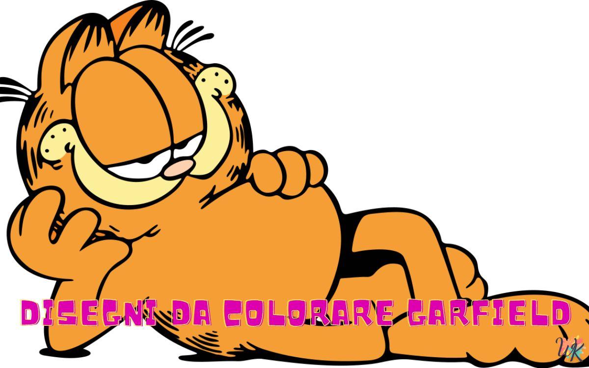 Garfield 1 Disegni da colorare Garfield