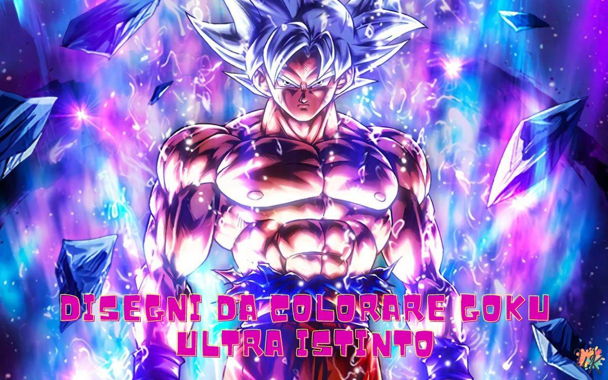 Goku Ultra Istinto 1 Disegni da colorare Goku Ultra Istinto
