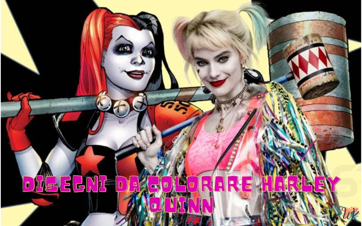 Harley Quinn 1 Disegni da colorare Harley Quinn