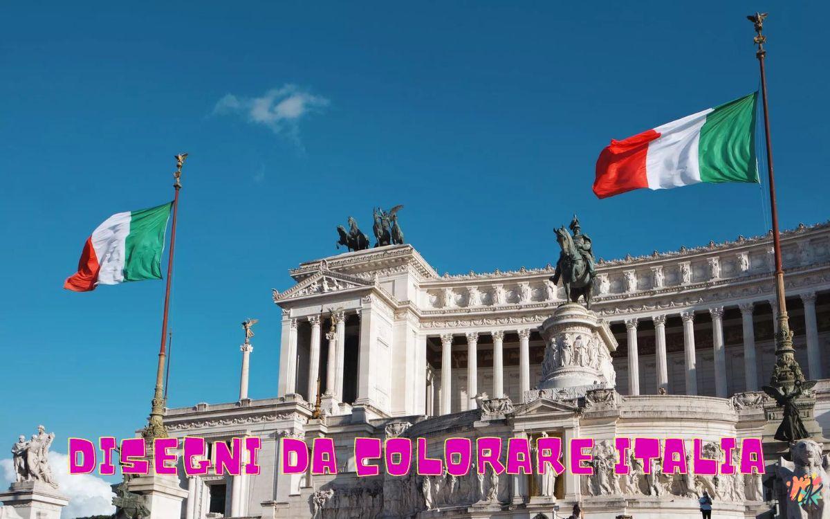 Italia 1 Disegni da colorare Italia