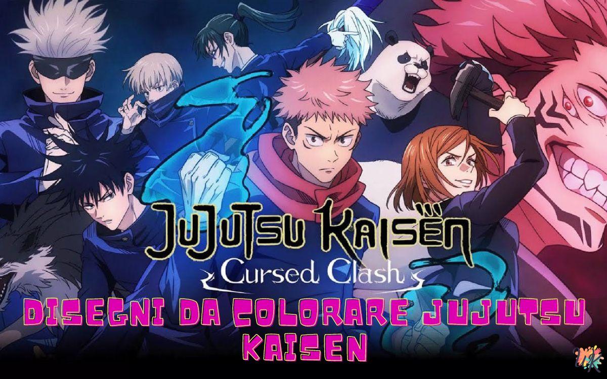 Jujutsu Kaisen 1 Disegni da colorare Jujutsu Kaisen