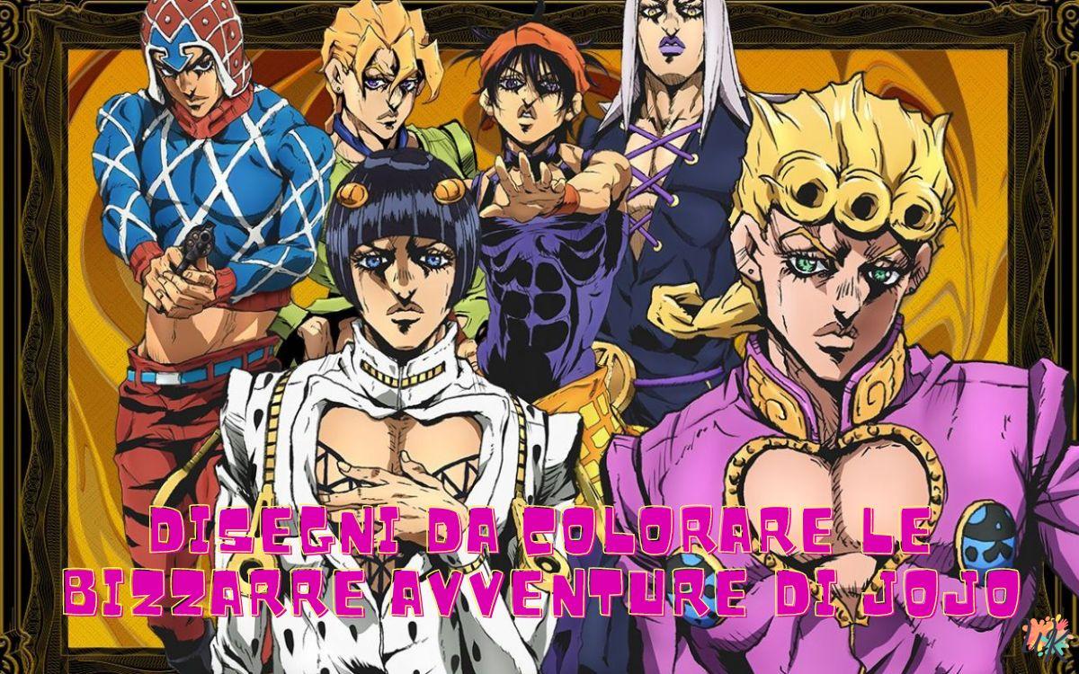 Le bizzarre avventure di JoJo 1 Disegni da colorare Le bizzarre avventure di JoJo