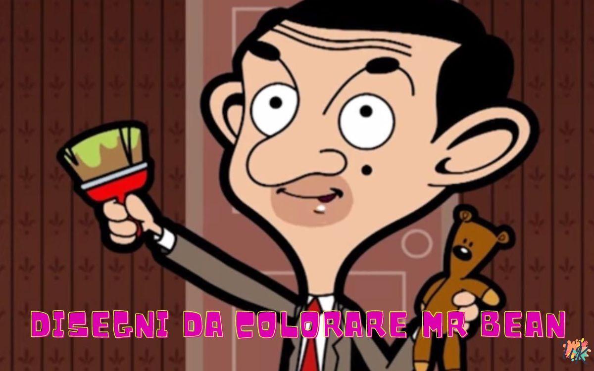Disegni da colorare Mr Bean