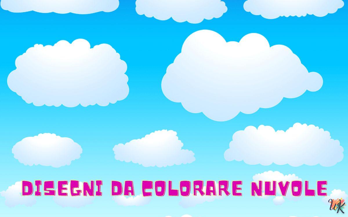Nuvole 1 Disegni da colorare Nuvole