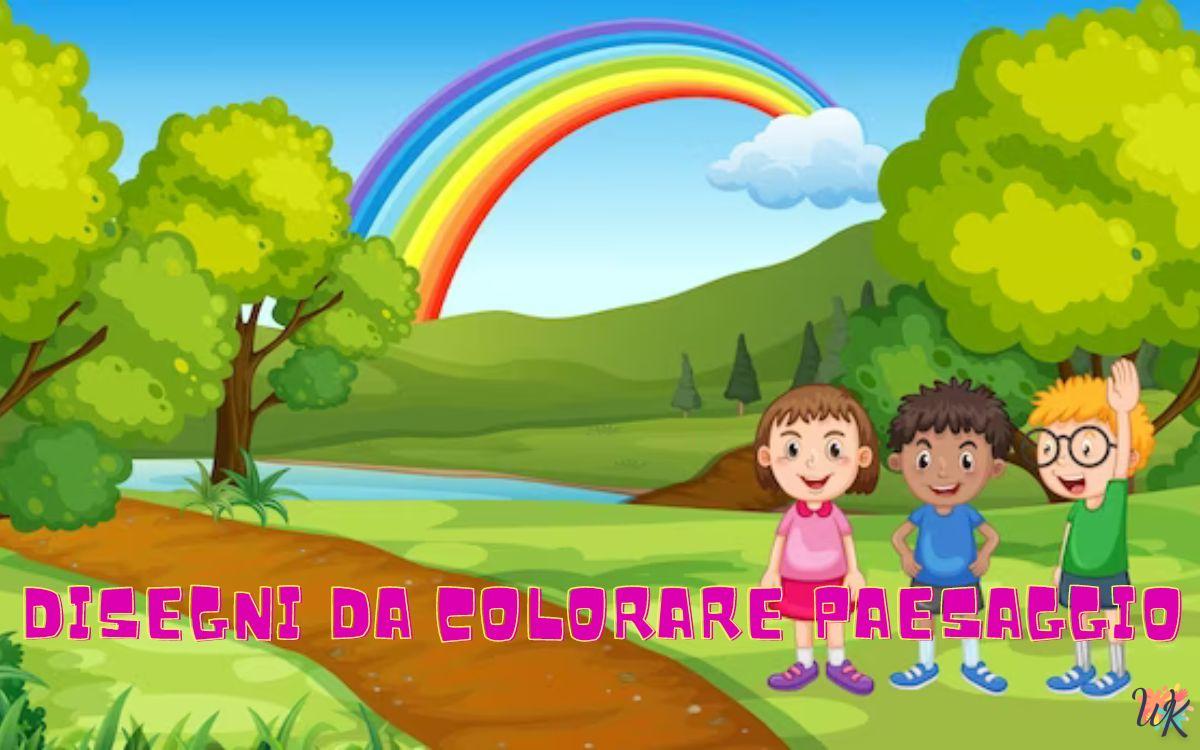 Paesaggio 1 Disegni da colorare Paesaggio