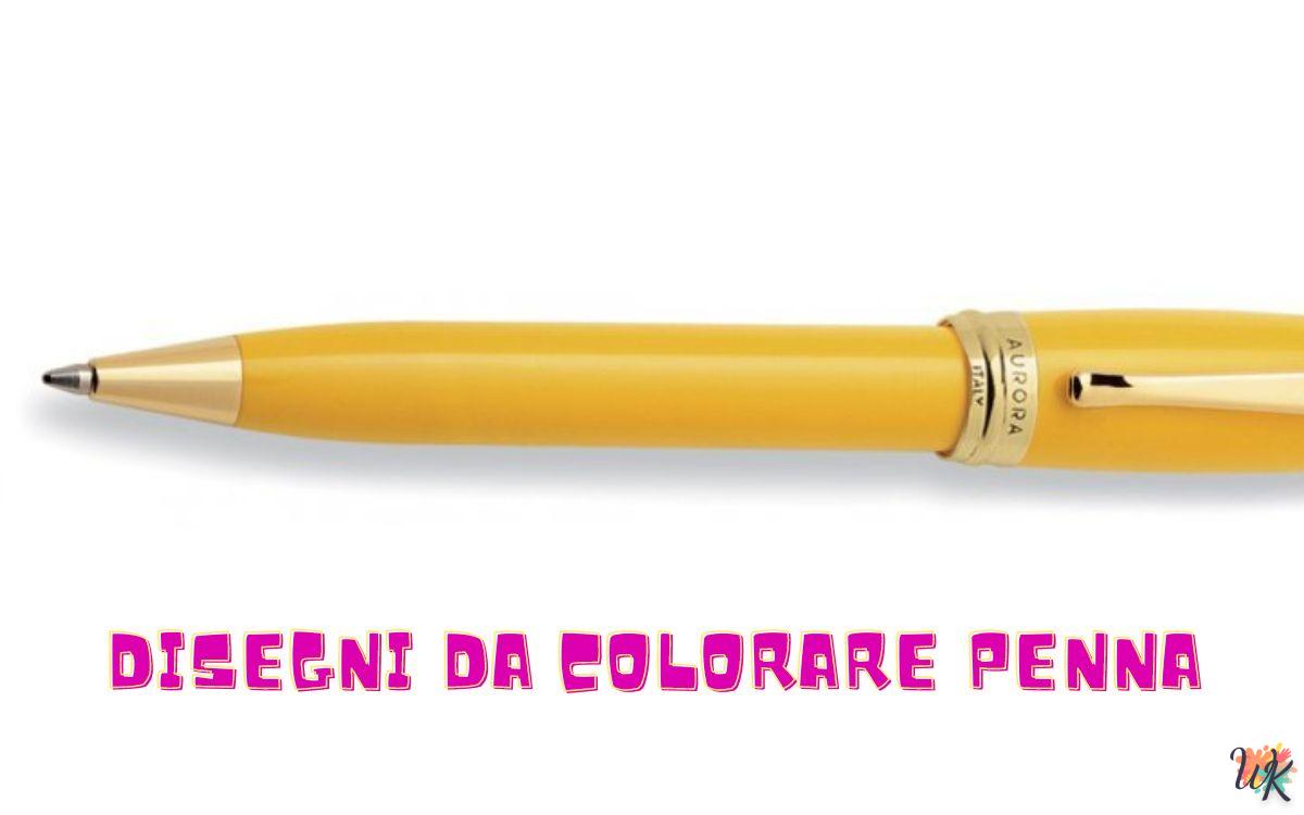Penna 1 Disegni da colorare Penna
