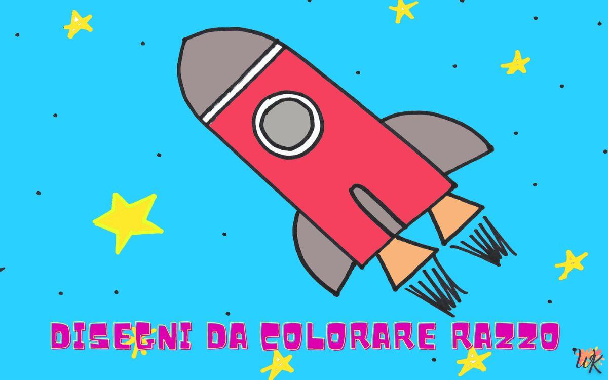 Razzo 1 Disegni da colorare Razzo