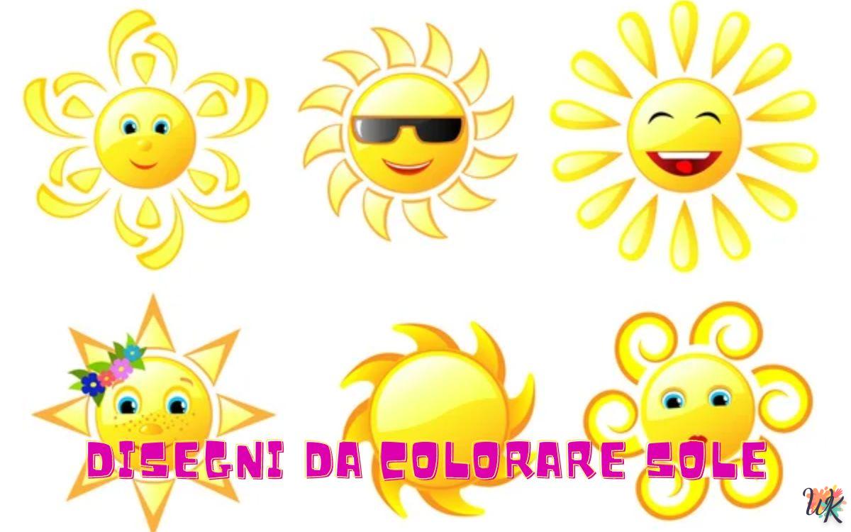 Sole 1 Disegni da colorare Sole