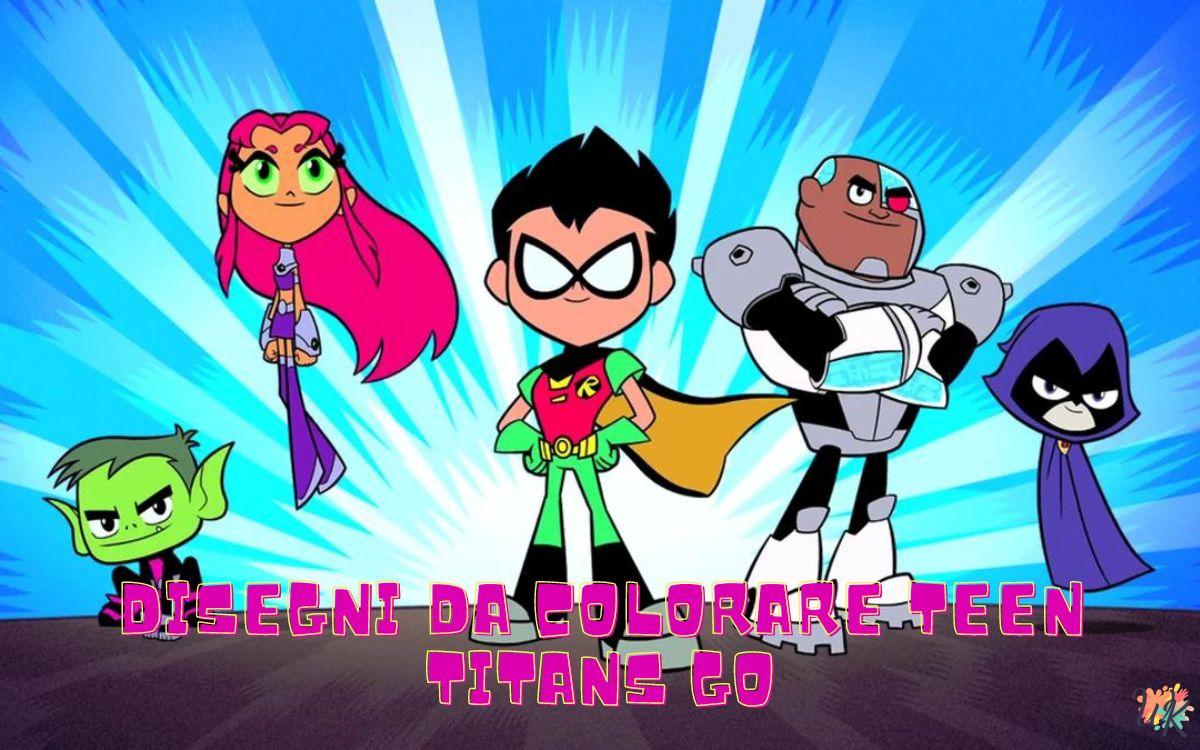 Teen Titans Go 1 Disegni da colorare Teen Titans Go