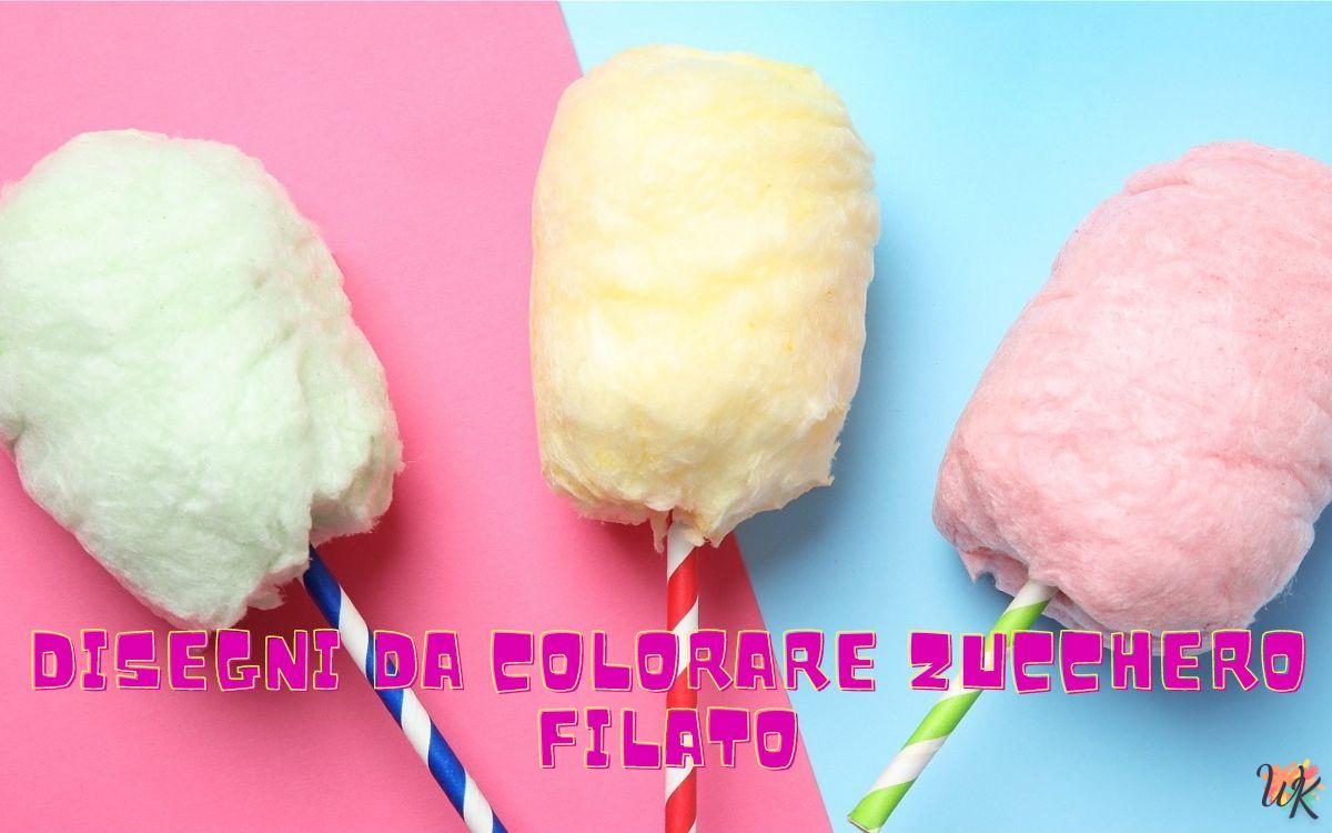 Zucchero Filato 1 Disegni da colorare Zucchero Filato