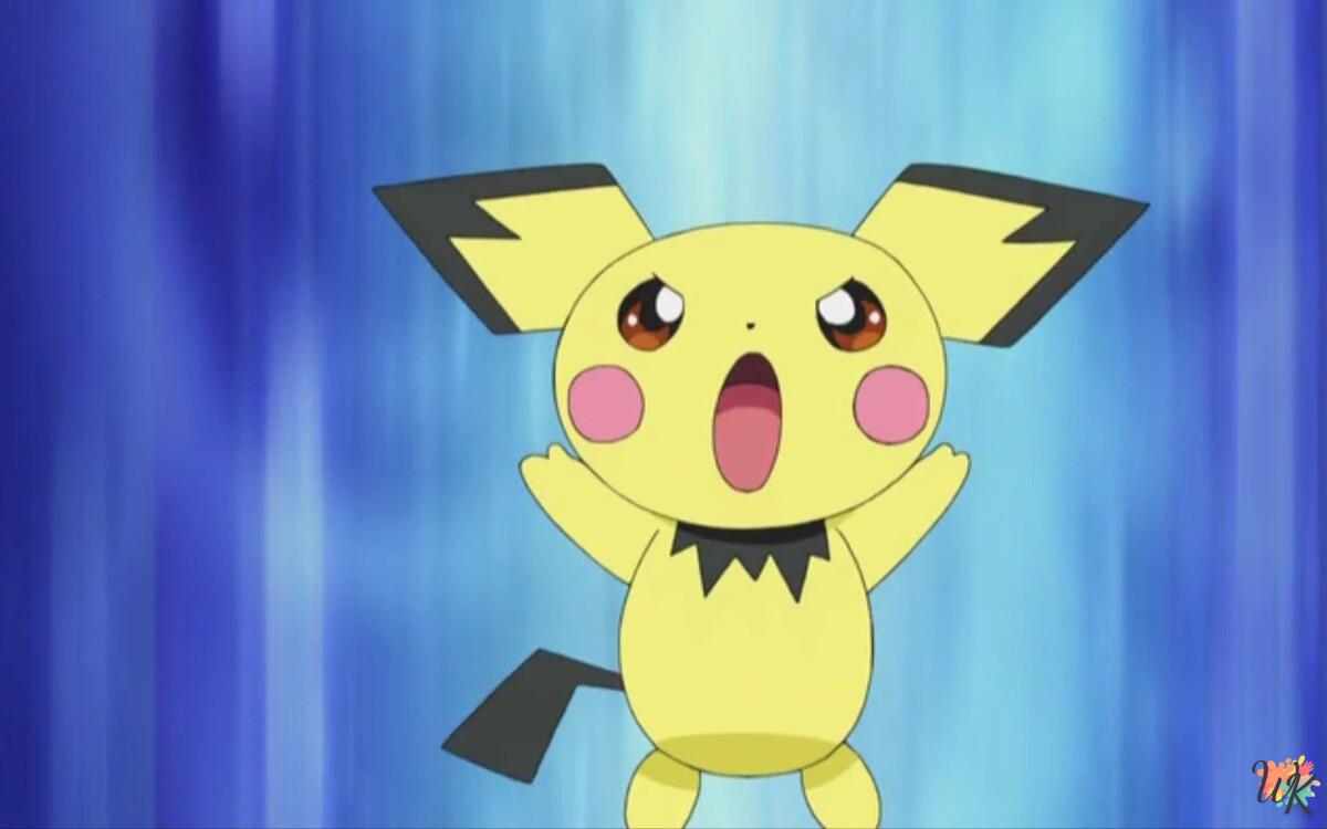 Pichu 1 Disegni da colorare Pichu