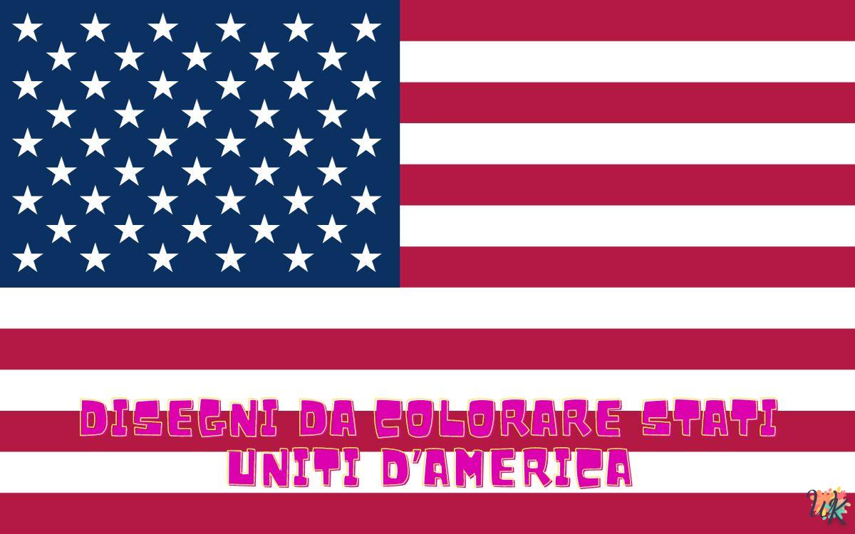 Stati Uniti d’America 1 Disegni da colorare Stati Uniti d’America