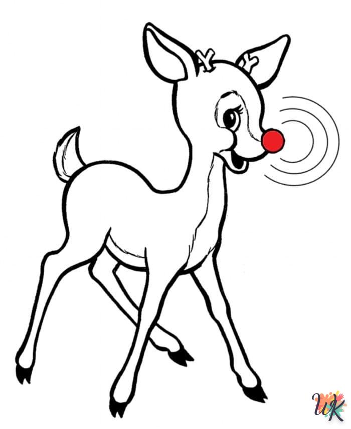 Disegni da Colorare Rudolph 10