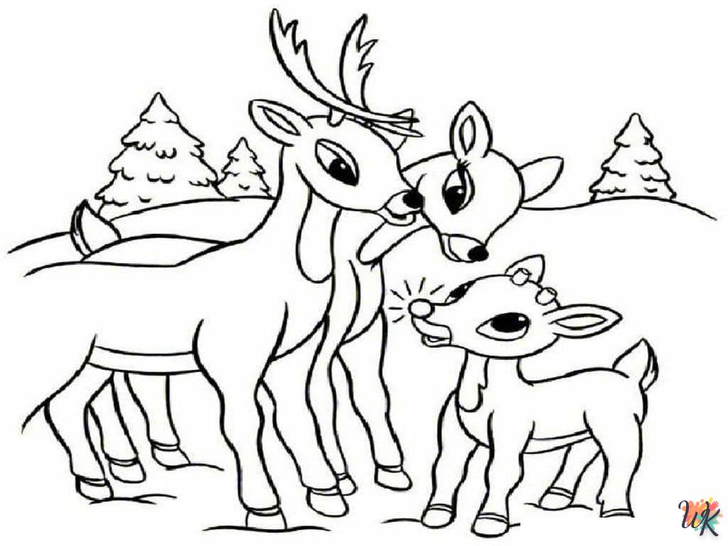 Disegni da Colorare Rudolph 33