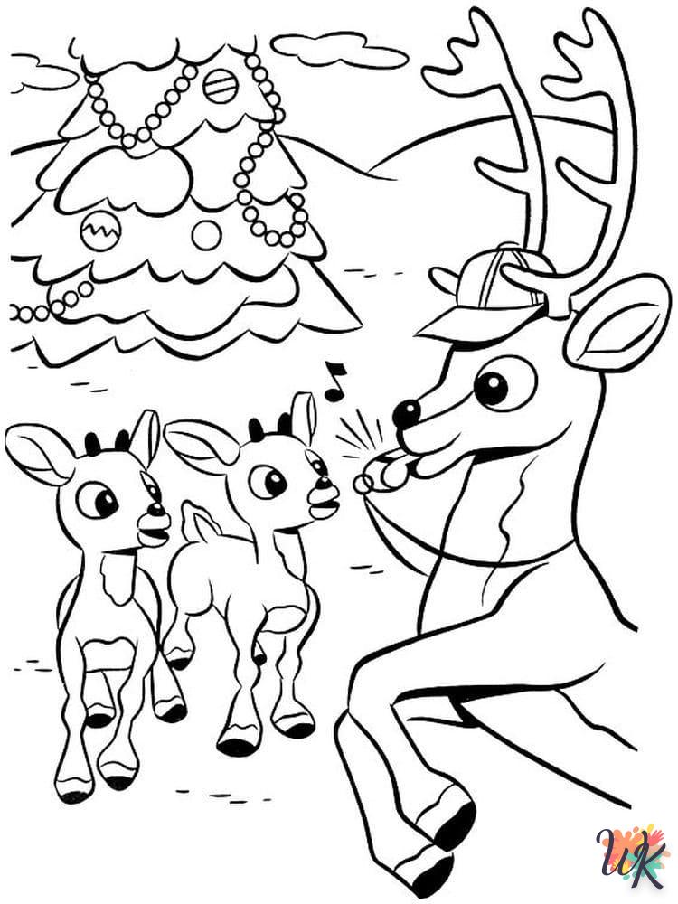Disegni da Colorare Rudolph 37