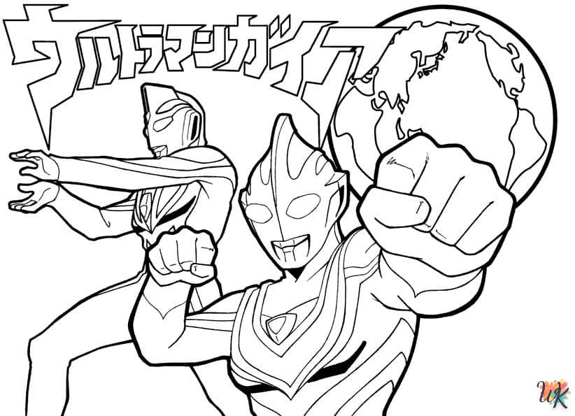 Disegni da Colorare Ultraman 19