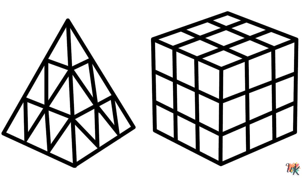 Disegni da colorare Rubik 18