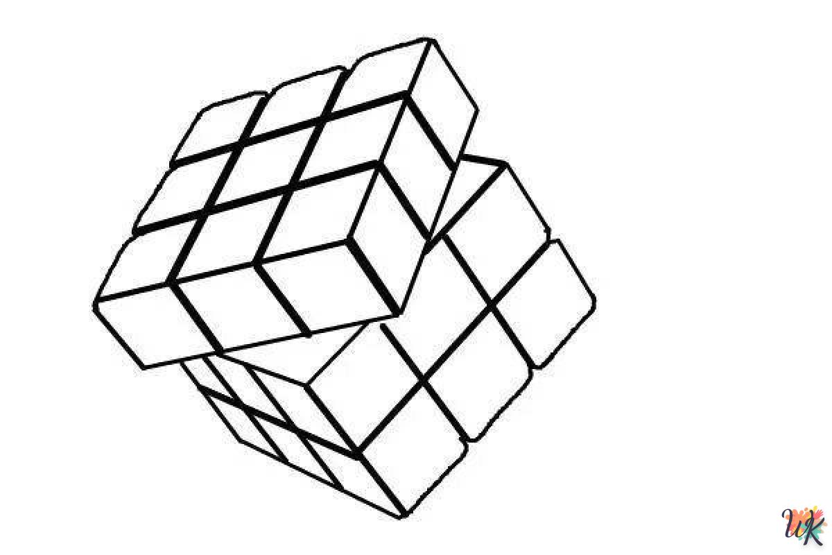 Disegni da colorare Rubik 12