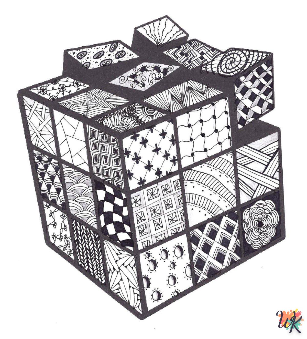 Disegni da colorare Rubik 1