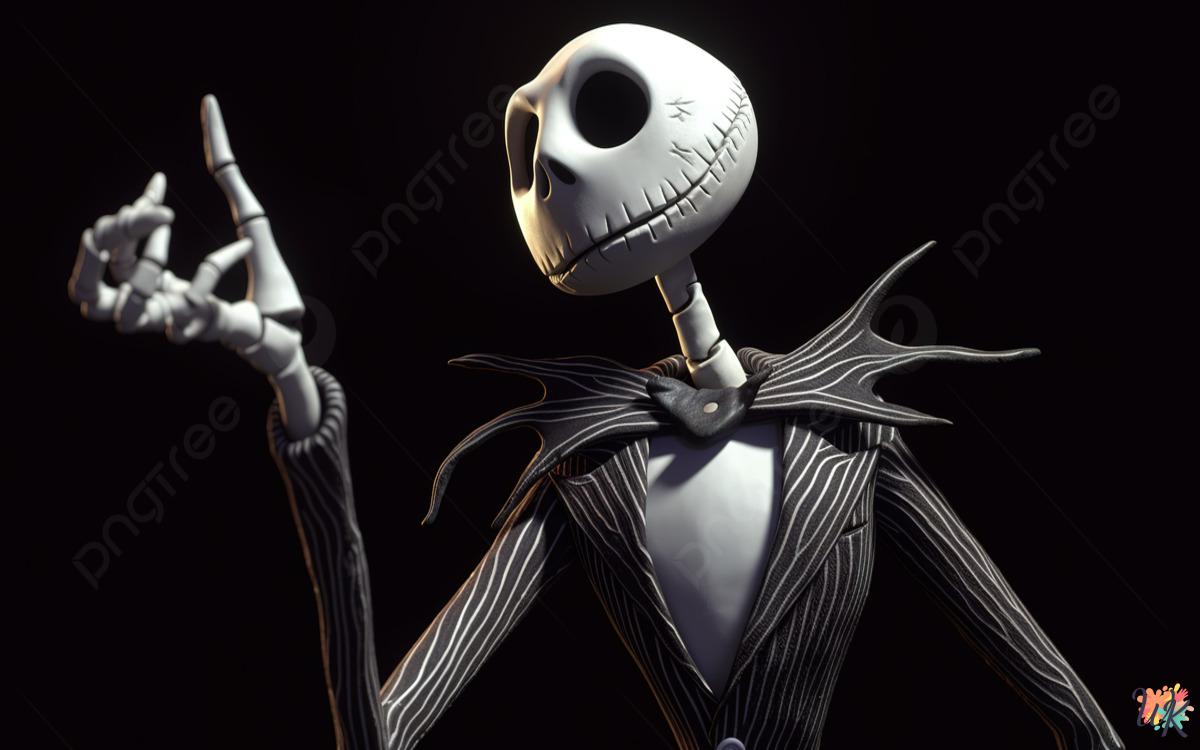 Jack Skellington 1 Disegni da colorare Jack Skellington