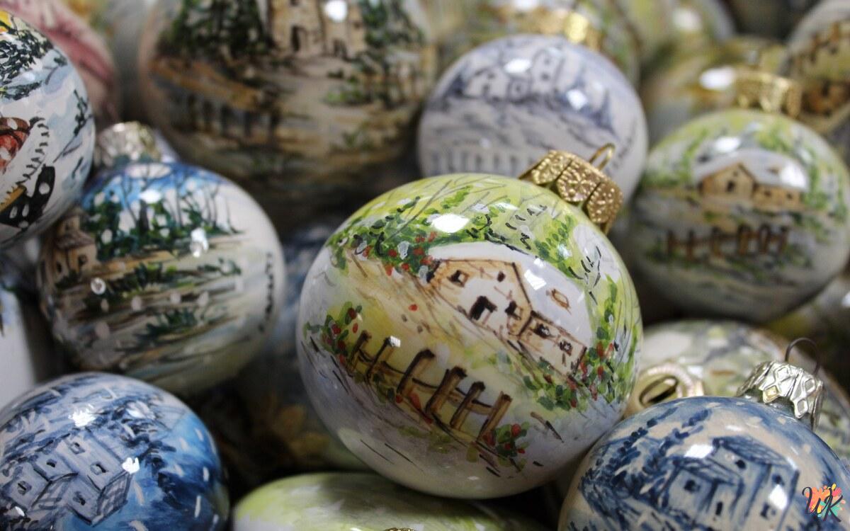 Palline di Natale 1 Disegni da colorare Palline di Natale