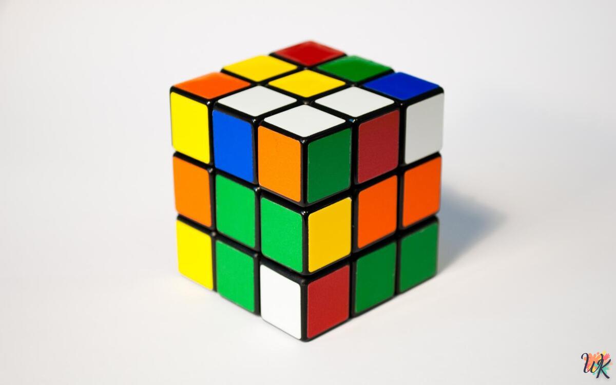 Rubik 1 Disegni da colorare Rubik