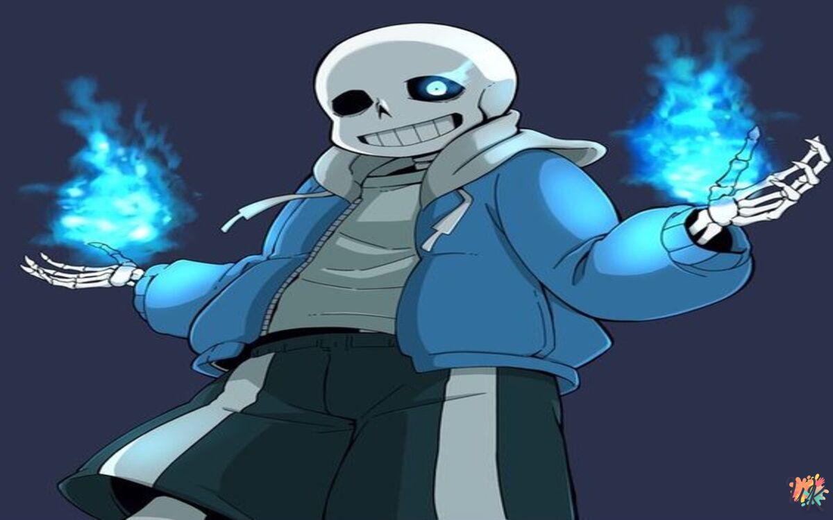 Sans 1 Disegni da colorare Sans