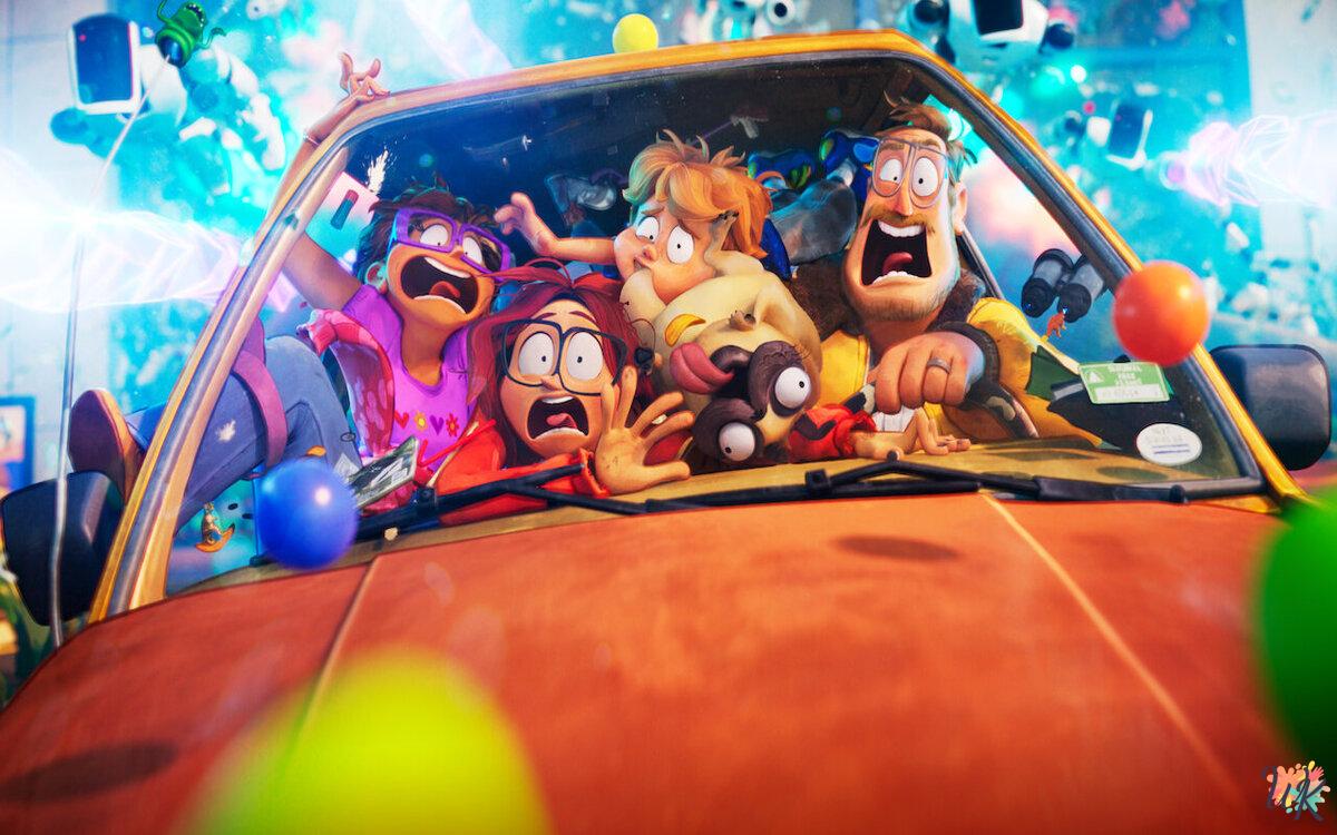 Mitchell contro le macchine 1 Disegni da colorare Mitchell contro le macchine