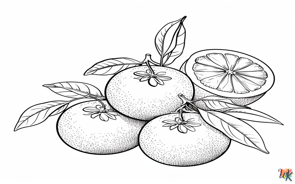 Arancia 1 Disegni da colorare Arancia