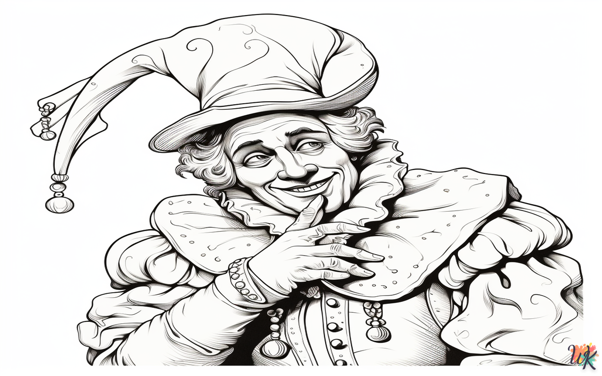 Arlecchino 1 Disegni da colorare Arlecchino