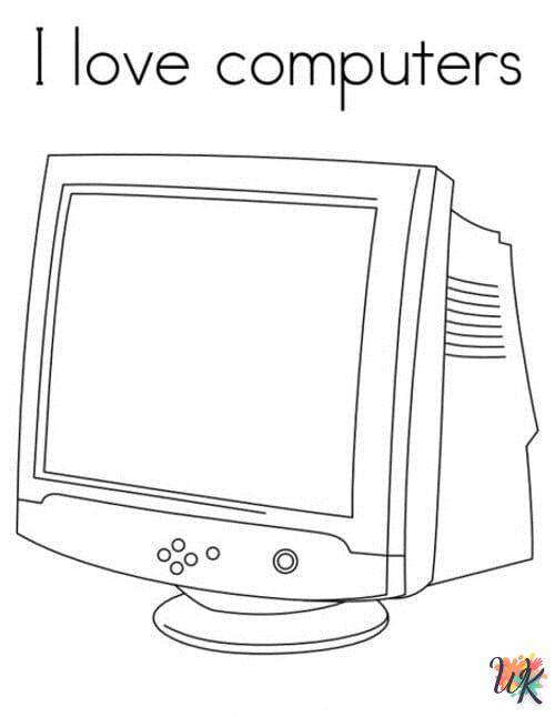 Disegni da Colorare Computer 80