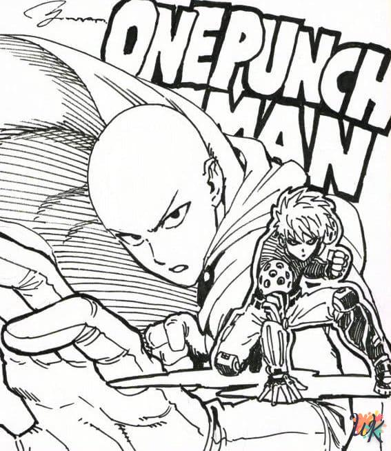 Disegni da Colorare One Punch Man 6