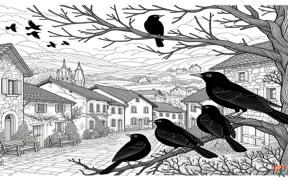 Giorni della Merla 1 Disegni da colorare Giorni della Merla