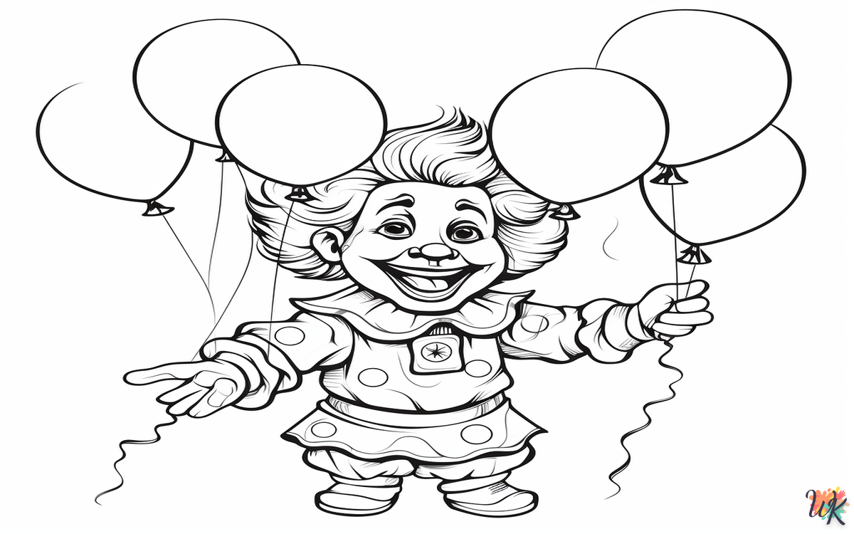 Pagliaccio 1 Disegni da colorare Pagliaccio