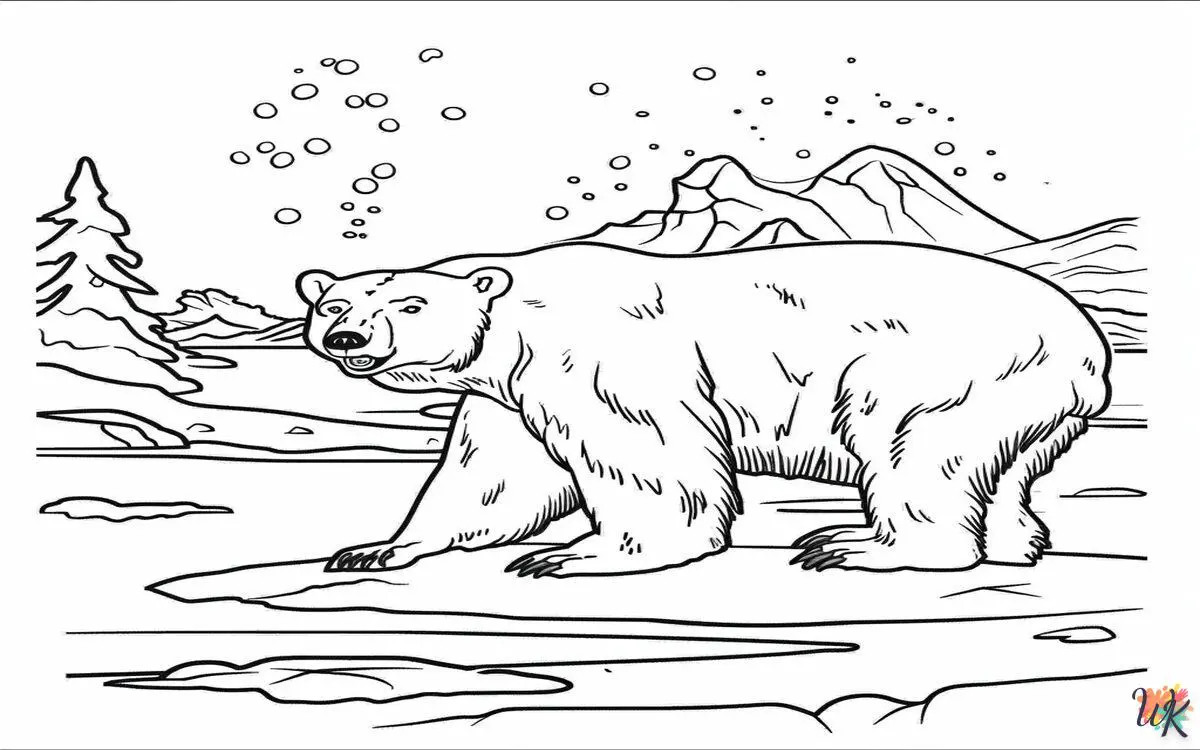 Orsi Polari 1 Disegni da colorare Orsi Polari