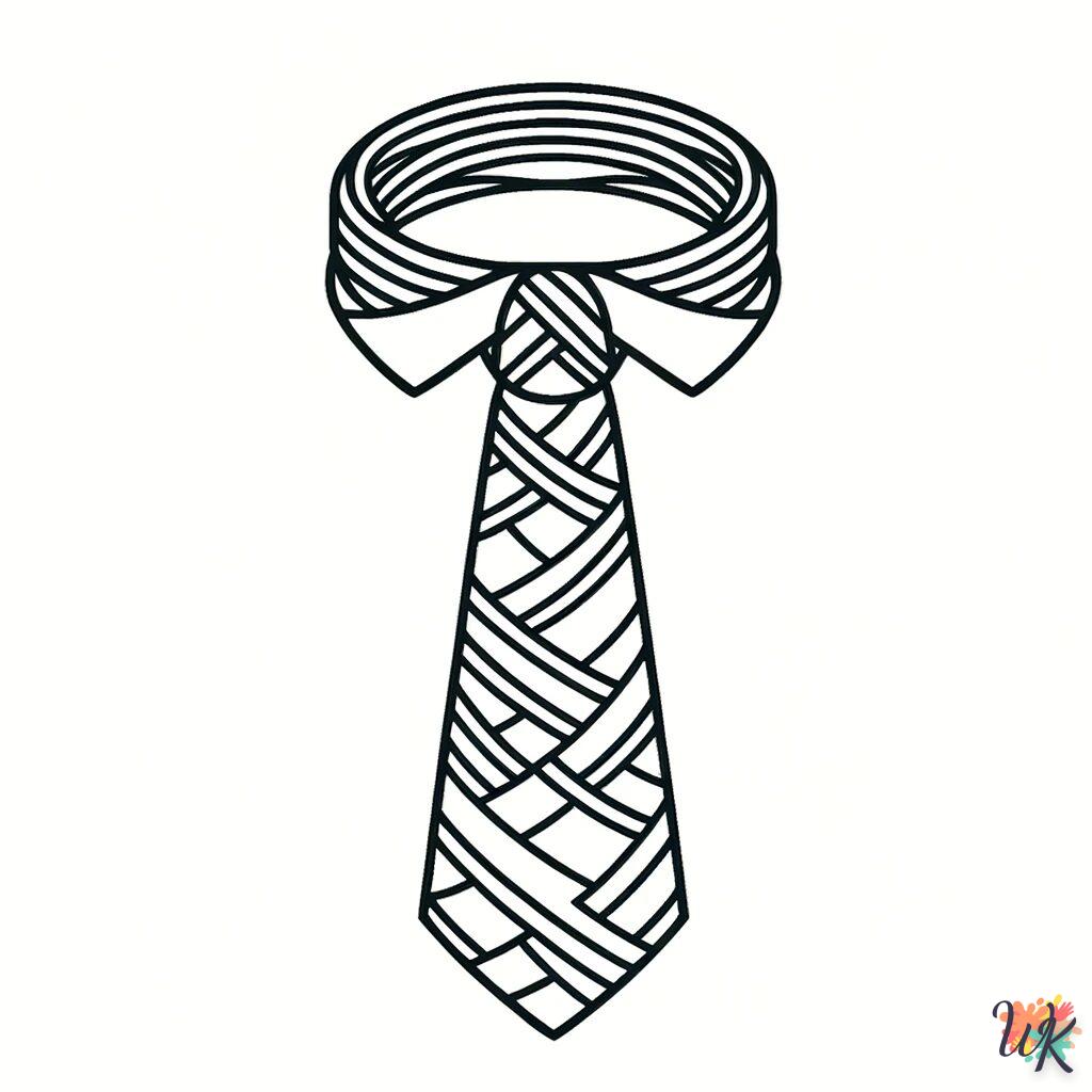 Disegni da Colorare Cravatta 9