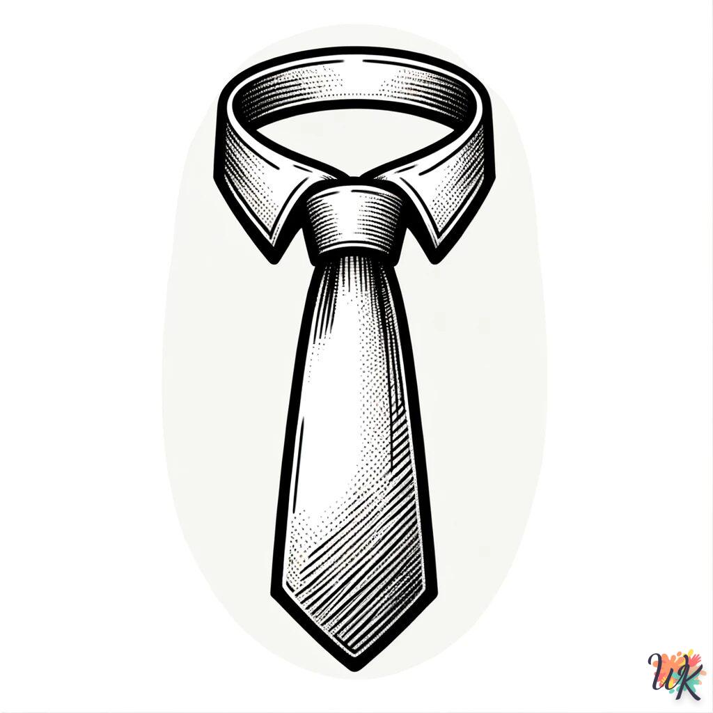 Disegni da Colorare Cravatta 12