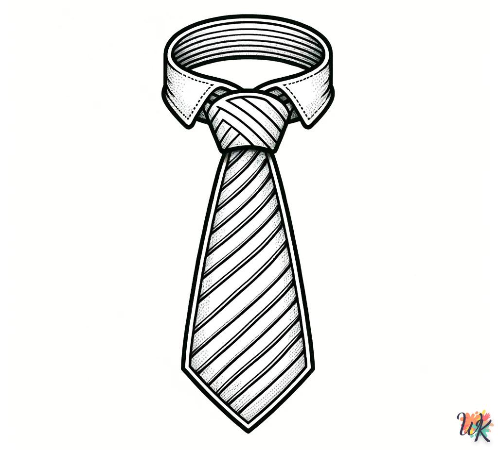 Disegni da Colorare Cravatta 3