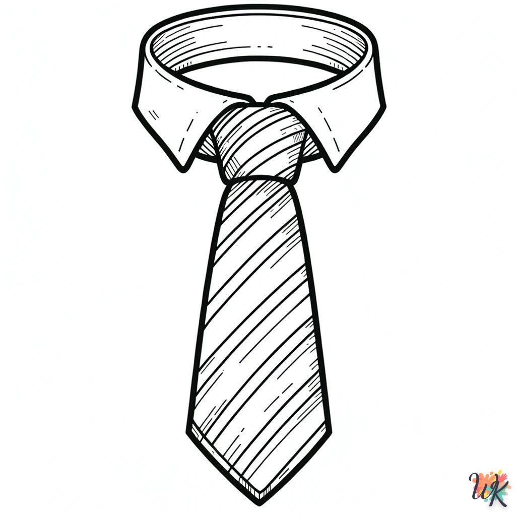 Disegni da Colorare Cravatta 5