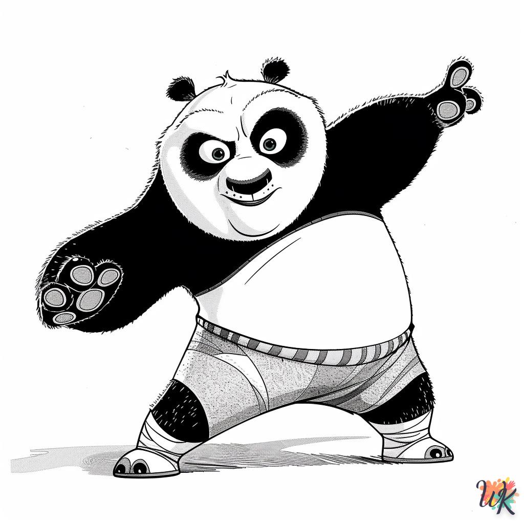 Disegni da Colorare Kung Fu Panda 1