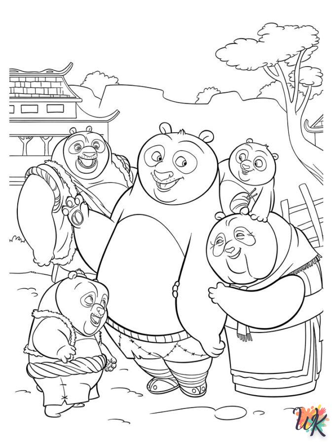 Disegni da Colorare Kung Fu Panda 32