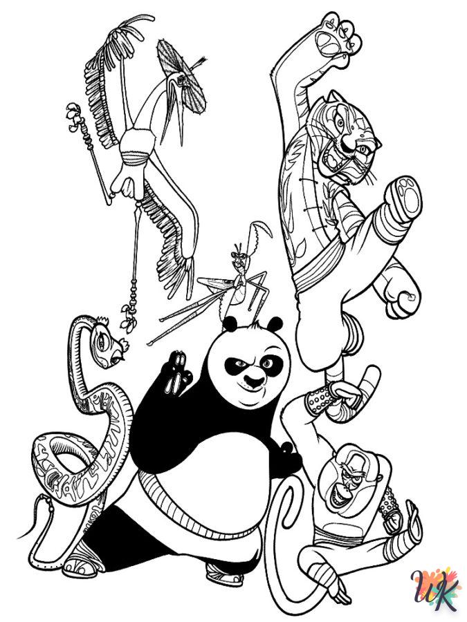 Disegni da Colorare Kung Fu Panda 40