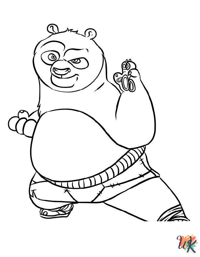 Disegni da Colorare Kung Fu Panda 41
